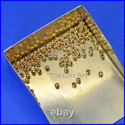 1.88mm 18k Solid Gold Smooth Round Bead Spacer (100)
