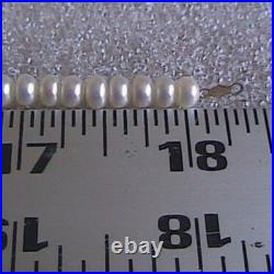 10k Yellow Gold Pearl Necklace/Bracelet Set