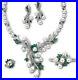 12-50ct-Diamond-14k-White-Gold-Emerald-Pearl-Wedding-Anniversary-Necklace-Set-01-uis