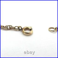 12k Gold Filled Heart Pearl Bracelet Necklace Non Pierced Earring Set Vintage
