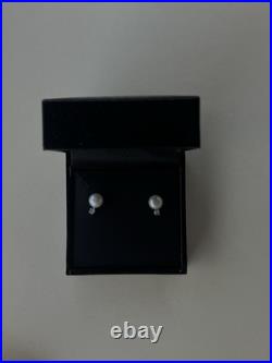 14 Kt Freshwater Pearl & Diamond Earring Set Brand New