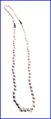 14K Antique Cultured Pearl 18 Necklace 7 Bracelet 14K Gold Fishhook Clasp Set 14K Antique Cultured Pearl 18 Necklace 7 Bracelet 14K Gold Fishhook Clasp Set