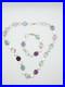 14K-Gold-Vintage-Fluorite-Gemstone-Freshwater-Pearl-Necklace-Bracelet-Set-01-ha