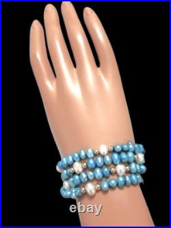 14K Gold and Freshwater Pearls 33 Necklace and 6 6.5 Bracelet Set 14K Gold and Freshwater Pearls 33 Necklace and 6 6.5 Bracelet Set