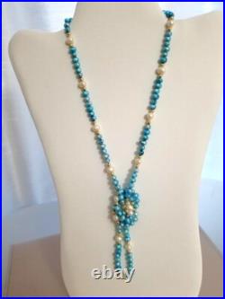14K Gold and Freshwater Pearls 33 Necklace and 6 6.5 Bracelet Set 14K Gold and Freshwater Pearls 33 Necklace and 6 6.5 Bracelet Set