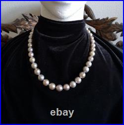 14K Silver South Sea Pearl Necklace & Earrings Set 9.5mm & 12mm 14K Silver South Sea Pearl Necklace & Earrings Set 9.5mm & 12mm