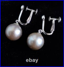 14K Silver South Sea Pearl Necklace & Earrings Set 9.5mm & 12mm 14K Silver South Sea Pearl Necklace & Earrings Set 9.5mm & 12mm