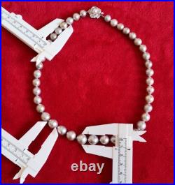 14K Silver South Sea Pearl Necklace & Earrings Set 9.5mm & 12mm 14K Silver South Sea Pearl Necklace & Earrings Set 9.5mm & 12mm