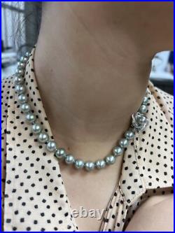 14K White Gold Fancy Clasp Teal Pearl Bracelet 8.25 & Necklace 16.75 set 14K White Gold Fancy Clasp Teal Pearl Bracelet 8.25 & Necklace 16.75 set