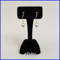 14K Yellow Gold Beautiful Freshwater Pearl Necklace Set for Women