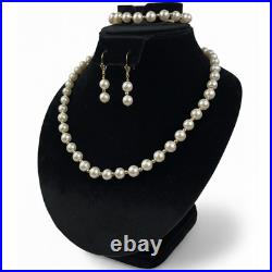 14K Yellow Gold Beautiful Freshwater Pearl Set for Women