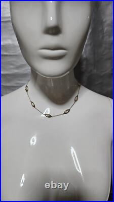 14K Yellow Gold Cultured Freshwater Pearl 15 Necklace & Earring Set Estate 14K Yellow Gold Cultured Freshwater Pearl 15 Necklace & Earring Set Estate