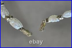 14K Yellow Gold Fresh Water Pearl Necklace 23.5 Bracelet 7 Set 9.72g Jewelry