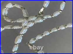 14K Yellow Gold Fresh Water Pearl Necklace 23.5 Bracelet 7 Set 9.72g Jewelry