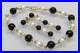 14k-Gold-Bead-Pearl-Onyx-Bracelet-Dangle-Earrings-Matching-Set-PJS-01-jl