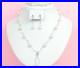14k-White-Gold-Charming-Genuine-White-Pearls-Set-Necklace-Bracelet-Earrings-01-we