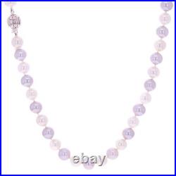 14k White Gold Multi Freshwater Pearl Necklace, Bracelet & Earrings Set 7.5mm 14k White Gold Multi Freshwater Pearl Necklace, Bracelet & Earrings Set 7.5mm