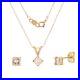 14k-Yellow-Gold-0-56ctw-Diamond-Solitaire-Pendant-Necklace-Stud-Earrings-Set-01-oor