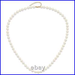 14k Yellow Gold 6-7mm Fresh Water Pearl Bracelet, Necklace and Earring Set