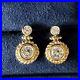 14k-Yellow-Gold-Bezel-Set-Cubic-Zirconia-Dangle-Drop-Earrings-3-8-Grams-01-uk