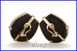 14k Yellow Gold Diamond & Mabe Pearl Jewelry Set Earrings & Pendant