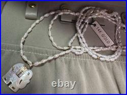 14k Yellow Gold Elephant Mother Pearl Necklace Bracelet Set Lot 3 Items 20.8G JM