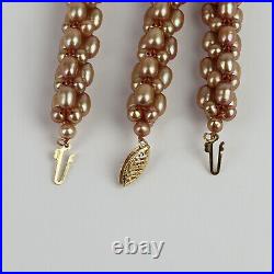 14k Yellow Gold, Freshwater Pearl Women's 18 Necklace, 7 Bracelet Set