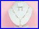 14k-Yellow-Gold-Genuine-White-Pearls-3pcs-Women-SetNecklace-Bracelet-Earrings-01-vfc