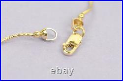 14k Yellow Gold Genuine dyed Pearl Jewelry set (necklace, bracelet, earrings)