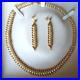 14k-Yellow-Gold-Jewelry-Set-Cultured-Freshwater-Pearl-Beaded-Necklace-Earrings-01-ifaf