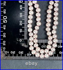 14k Yellow Gold Pink Pearl Necklace, Bracelet & Earrings Set Luscious Jewelry