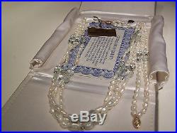 14k gold GENUINE CULTUED PEARLS SET ROYAL TOUCH INC. NEW YORK JEWELRY Jewlery