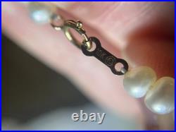 14kt Gold Freshwater Cultured Pearls Bracelet Earrings & Necklace Set V494