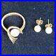 14kt-Gold-Pearl-Ring-Size-8-And-Earring-Set-01-lps