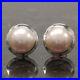 14kt-White-Solid-Gold-Encircle-set-Genuine-Pink-Cultured-Pearl-Stud-Earrings-TPJ-01-yxtw