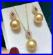 18-Fashion-AAA-10-11mm-natural-Gold-South-Sea-Round-pearl-necklace-Earring-set-01-eh