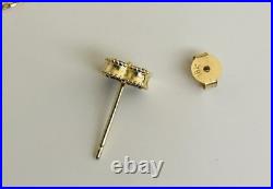 18k Gold Mother of Pearl & Onyx Four-Petal Jewelry Set