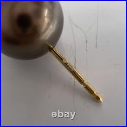 18k Gold Multi Color Tahitian Pearl & Briolette Necklace Bracelet Earrings Set