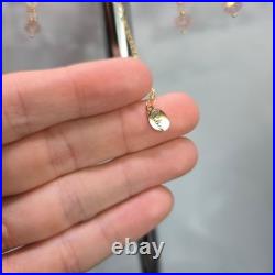 18k Gold Plated Jester Inspired Pink/Cream Pearl Necklace Earring Bracelet Set