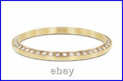 1ct Bead Set Pave Diamond Bezel For Rolex 36mm Datejust, President, Day Date