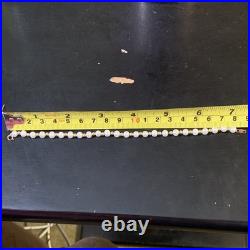 2 Pc Set 14k Yellow Gold Beads Natural Genuine White Pearls Necklace & Bracelet