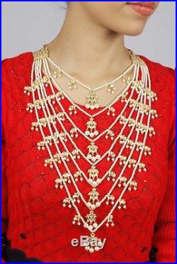 2003 Indian Bollywood Style Fashion Gold Plated Wedding Bridal Necklace Jewelry