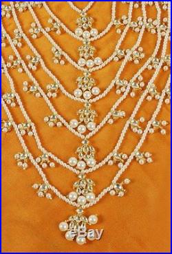 2003 Indian Bollywood Style Fashion Gold Plated Wedding Bridal Necklace Jewelry
