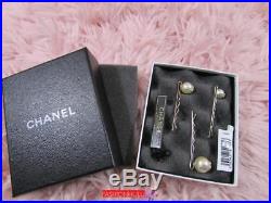 2012 / 12p Chanel A61763 Pearl Hair Pins Set Of Three