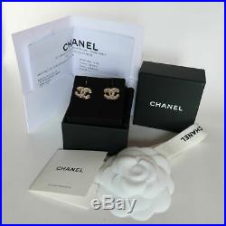 2019 New Style! Full Set Chanel CC Logo with Pearl Earrings in Gold