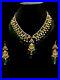 22-K-Gold-Kundan-Meena-Diamond-Polki-Emerald-Pearl-Handmade-Necklace-Set-Jewelry-01-wdn