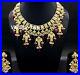 22-K-Gold-Kundan-Meena-Diamond-Polki-Ruby-Pearl-Handmade-Necklace-Set-Jewelry-01-tsll