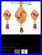 22K-Gold-Pendant-Earring-Set-With-Beads-01-hm