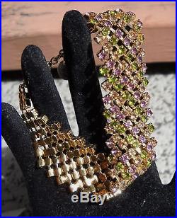 24k Gold Filled 5 Micras Swarovski Crystals Set Francisca's Majorca Pearls Italy