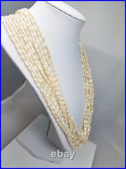 26 & 8 14k Gold Freshwater Pearl Necklace Bracelet Set (9204)